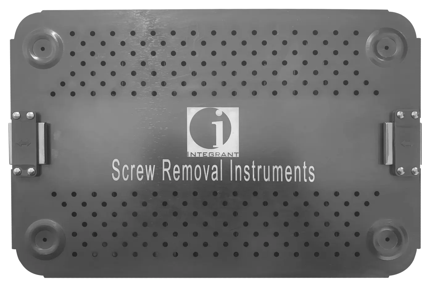 Integrant screw removal instruments — sterilisation case